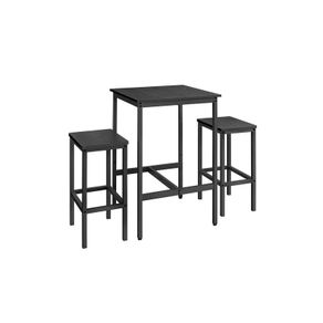 Bar Table with 2 Chairs for Kitchen