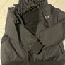 Emporio armani EA7 bomber winter jacket hoodie size XXL BLACK Image 3