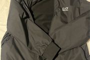 Emporio armani EA7 bomber winter jacket hoodie size XXL BLACK