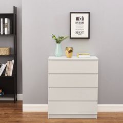 BRAND NEW 4 Drawers Chest Of Drawers for Livingroom White