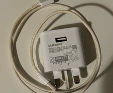 Original Samsung Type C Cable and 15W Fast Charging Adapter