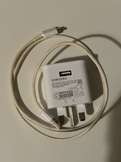 Original Samsung Type C Cable and 15W Fast Charging Adapter