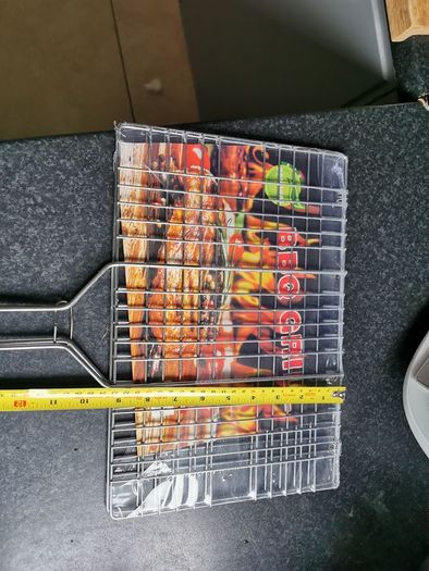 bbq folding basket