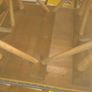 1940s Glass Top Side Table Image 10