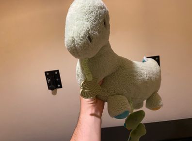 Green dinosaur soft toy teddy