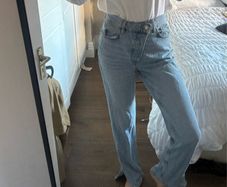 Primark jeans size 8 asymmetrical style