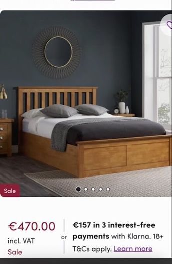 King Size Wooden Ottoman Bed Frame (5x6)