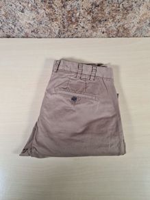 Mens Calvin Klein brown chinos Size W 32 L 32 zip fly A