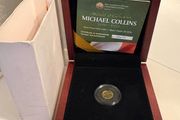 Michael Collins 20 euro gold coin, weight 0.5 grams,
