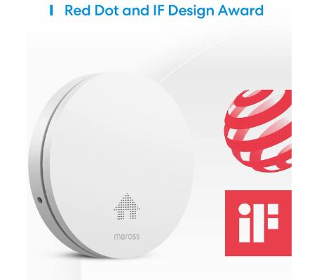 Meross Smoke Alarm, 10-Year Battery Fire Alarm Smoke Detector for Home