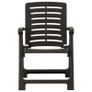 Garden Chairs 4 pcs Plastic Anthracite Image 7