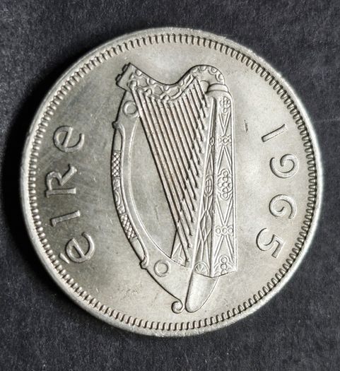 Ireland BU 1965 Florin 2s coin