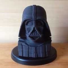 Star Wars Darth Vader 3D card sculpture