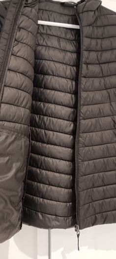 Fitted Black Puffa Jacket
