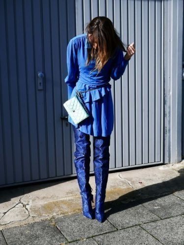 Zara Over The Knee Balmain Style Boots