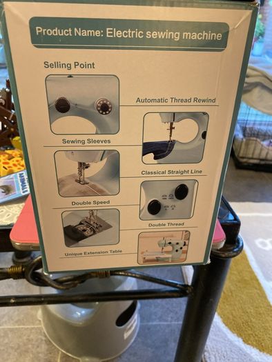 The electric sewing machine