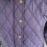 Dickens & Jones Purple Quilted Jacket Size 12 Image 3