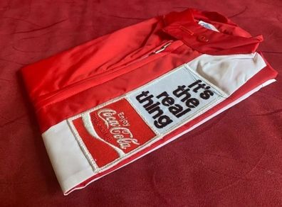 Coca-Cola 1970S Paul Newman Once Upon A Winner Nylon Racing Jacket NOS