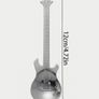 10 Stainless Steel Guitar Shaped Spoons (new). Image 3