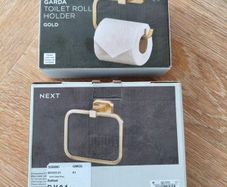 Towel Ring and Toilet Roll holder