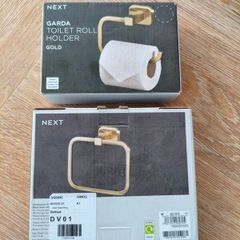 Towel Ring and Toilet Roll holder