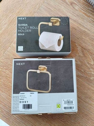 Towel Ring and Toilet Roll holder