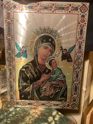 icon Virgin Mary free postage