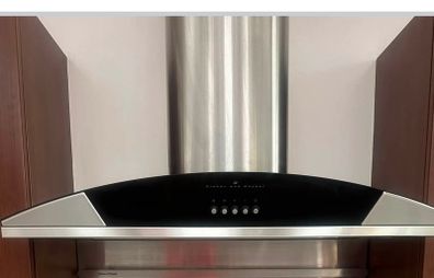 Extracter fan & splash back 900 mm very large