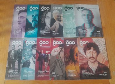 Complete 1 Year Collection of 'The Goo', Dublin Independant Music Magazine, Issues 0-11. 2022 to 2023, featuring Soak, David Keenan, The Murder Capital, Grave Goods, Kormac, Jape, Planned, Meryl Streek, Ailbhe Reddy, David Kitt and more.