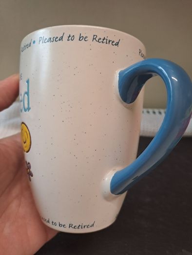History Herald Pleased to be Retired Stoneware Mug