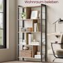 Bookcase, Office Shelf, 5 Tier Standing Shelf, Storage Shelf, Large Metal Frame,  choice of colours Image 6
