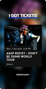 ASAP Rocky tickets