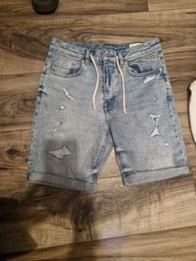 mens denim shorts