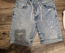 mens denim shorts