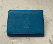 Furla Babylon S Compact Tri-fold Wallet | Ocean Blue