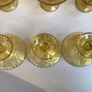 Vintage Amber Depression Glass Dessert Bowls - Set of 6 (1930s Sherbet Dishes) Image 3
