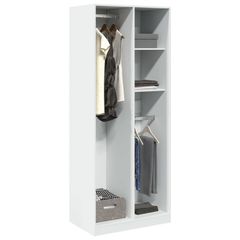 Wardrobe White 80x50x200 cm