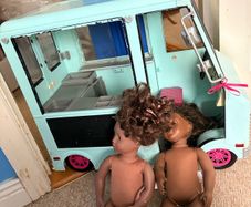 Our Generation Doll x2 and car