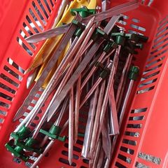 Camping tent pegs