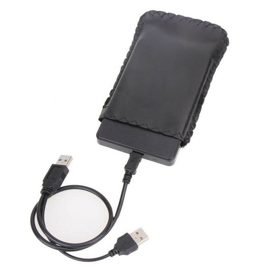 USB 2.0 to SATA 2.5" SSD/HDD Enclosure ABS Black (Brand New/Warranty)