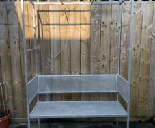 IKEA SVANO Arbor Outdoor Bench in Silver