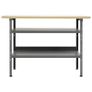 Workbench Grey 120x60x85 cm Steel Image 2