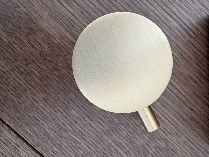 brushed-brass handle for tap