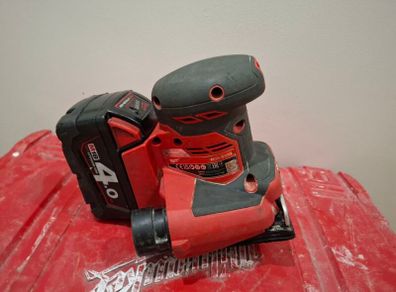 Milwaukee M18 BQSS Brushed Quarter Sheet Sander with 4ah battery