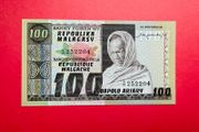 Madagascar  100 FRANCS   1974 . Pick 63a  ( Uncirculated )