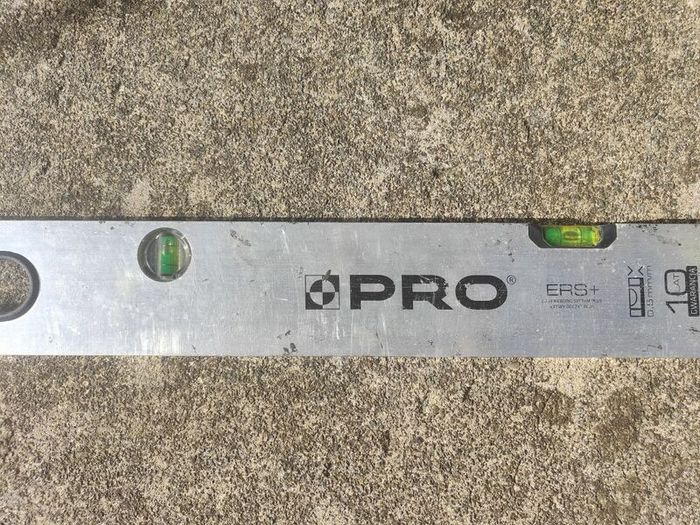 Professional Measuring Rule / Aluminium Spirit Level PRO ERS+ 250 cm