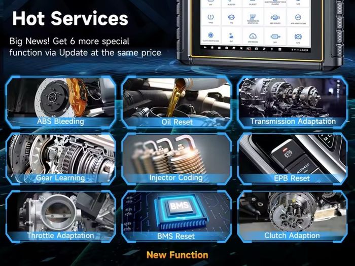 2025 New FOXWELL NT909 Car Bidirectional Diagnostic Scan Tool ECU Coding All System 30+ Reset CANFD/DOIP OBD2 Automotive Scanner