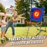 Axe Throwing Game for Backyard, Axe Throwing Target Set with 16 Throwing Axes Outdoor Games Indoor Carnival Yard Lawn Backyard Games for Age 6-12 Image 6