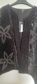 river island velvet jacket size 14 -16 new