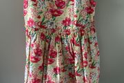 Pretty floral yellow &amp; pink dress